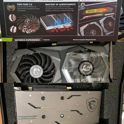 1830MHz MSI GeForce GTX 1660 SUPER GAMING X 6GB กราฟิกการ์ด TU116 NO LHR