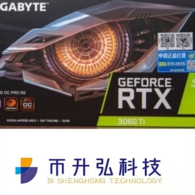 การ์ดจอ GIGABYTE 8GB Mining Rig RTX 3060 Ti OC 8 Pin 1750MHz