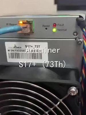 Asic Bitmain Antคนขุดแร่ S17+ 73T 3kw S17 Plus คนขุดแร่ 340mm*178mm*304.3mm