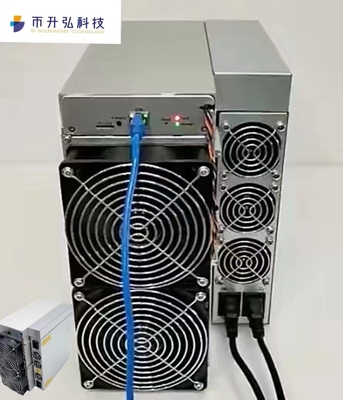 BTC Bitmain Antคนขุดแร่ S19J Pro 82T 24.5 J/TH พร้อมสายไฟ AC 2 เส้น