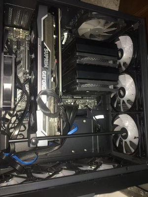 GDDR6X 850W MSI GeForce RTX 3070 Ti SUPRIM X 8G กราฟิกการ์ด 1860MHz