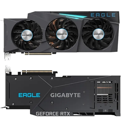 10240 CUDA Mining Rig กราฟิกการ์ด GA102 GIGABYTE GeForce RTX 3080Ti EAGLE 12GB