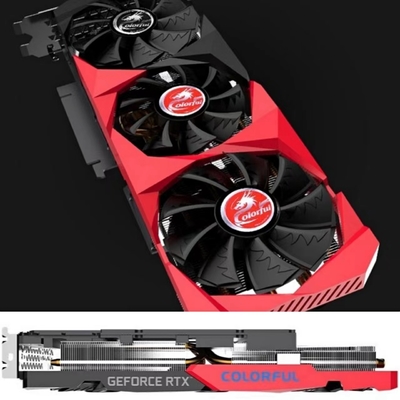 1695MHz ETH Mining Rig กราฟิกการ์ด Colorful GeForce RTX 3090 24GB