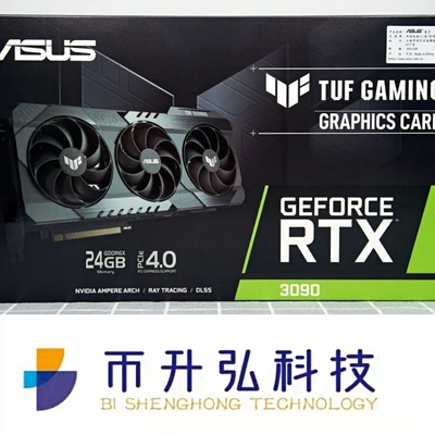 สีดำ 24GB ETH Mining Rig กราฟิกการ์ด ASUS TUF GeForce RTX 3090