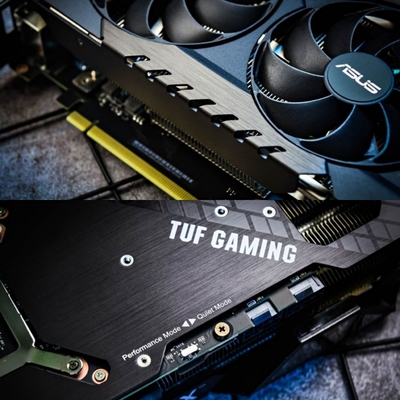 5888 CUDA ASUS GeForce TUF RTX 3070TI 8GB 290W 14000MHz เย็นสุดทั้งหมด