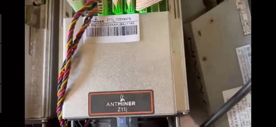 105ksol / S Bitmain Antคนขุดแร่ Z11j 1418W ZEC คนขุดแร่ 228 × 134 × 279 มม.
