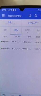 1510W Antminer มือสอง Z15j 320 Ksol/S ZEC Mining 6.6Kg