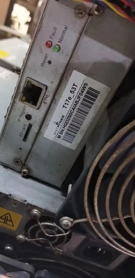 SHA256 Asic Bitmain Antคนขุดแร่ T17E 53T 2750w ประสิทธิภาพการกระจายความร้อนที่ดี