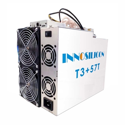 3300W เครื่องขุดเหรียญ อินโนซิลิกอน T3+ 57T SHA256 Algorithm