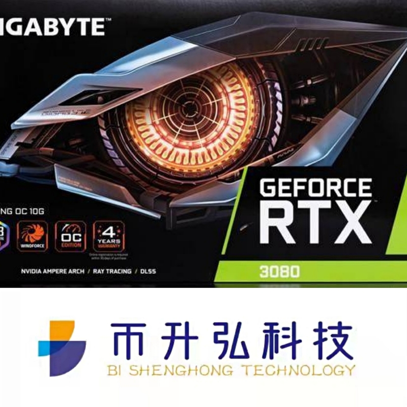 8704 CUDA Mining Rig กราฟิกการ์ด 1800MHz GIGABYTE GEFORCE RTX 3080 GAMING OC 10GB